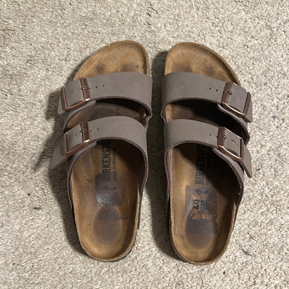 Birkenstock Taupe Double Strap Sandals
